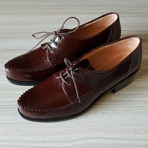 NEW Robert Clergerie Brown Sirene Lace Ups - Sz 6